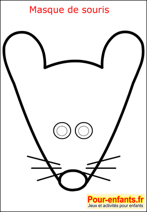 Masque de carnaval coloriage masque souris fabrication masque enfant de carnaval mardi gras paques pour deguisement enfants